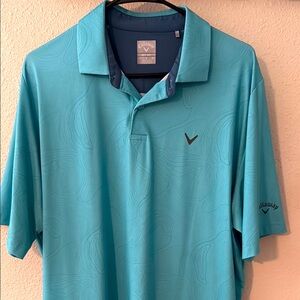 Callaway Blue Polo Shirt